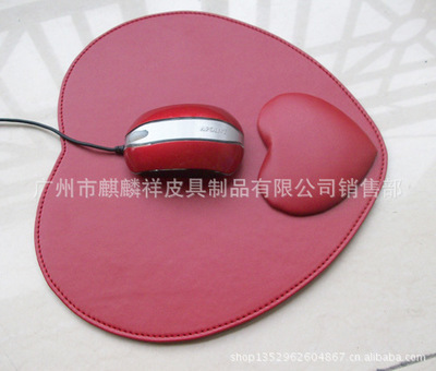 廠家直銷 廣州市麒麟祥皮具制品皮質(zhì)辦公鼠標(biāo)墊，環(huán)保低價促銷來襲